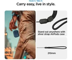 „Tech-Protect NaturalFit“ dėklas, skirtas „AirPods Pro 3“ – tamsiai mėlynas Mėlyna