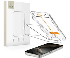 „Tech-Protect Quick Set+“ 2 grūdinto stiklo pakuotė, skirta „iPhone 16 Pro“