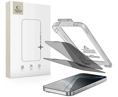 „Tech-Protect Quick Set Spy+“ privatumo stiklų, skirtų „iPhone 16 Pro“, 2 vnt. pakuotėje