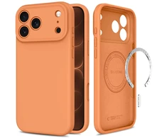 Tech-Protect silikoninis MagSafe dėklas iPhone 18 Pro Max / 17 Pro Max - oranžinis
