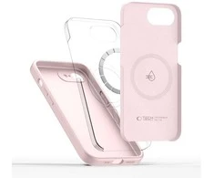 „Tech-Protect SILICONE MagSafe“ dėklas Apple iPhone 16E / 17E, Rožinis PEARL