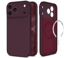 Tech-Protect silikoninis MagSafe dėklas iPhone 18 Pro / 17 Pro – bordinė spalva