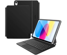 „Tech-Protect Smartcase Magnetic“ su klaviatūra, skirtas „iPad 10.9“ (2022 m.) / „iPad 11“ (2025 m.) - Juodas