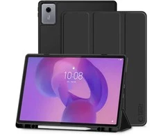 „Tech Protect TechProtect SmartCase“ rašiklio dėklas, skirtas „Lenovo Idea Tab Plus 12.1 TB-361“ - juodas