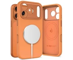 „Tech-Protect Uniq MagSafe“ dėklas, skirtas „iPhone 17 Pro Max“ – oranžinis