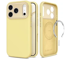 Dėklas TECH-PROTECT UNIQ MagSafe CC iPhone 17 Pro / 18 Pro ŠVIESIAI GELTONAS