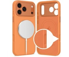 „Tech-Protect Uniq MagSafe“ „MagSafe“ dėklas, skirtas „iPhone 17 Pro“ – oranžinis