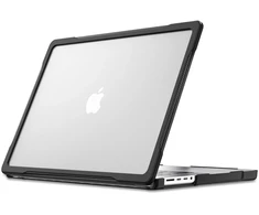 Dėklas Tech-Protect Velar Case for MacBook Pro 14" 2021 / 2023 / 2025 / 2026 - Transparent Juodas