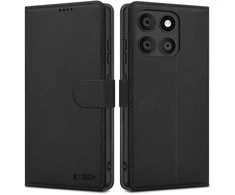 „Tech-Protect“ piniginės dėklas, skirtas „Motorola Edge 60 Fusion“ - juodas