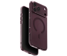 Dėklas UNIQ Airsuit, skirtas iPhone 18 Pro Max / 17 Pro Max, su Magclick įkrovimu, bordo spalvos