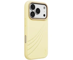 Dėklas UNIQ Coehl Serina, skirtas iPhone 18 Pro / 17 Pro, su magnetiniu įkrovimu, geltonas