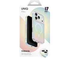 UNIQ Iridescia Dėklas, skirtas iPhone 17 Pro, Magclick, įkrovimas, holo efektas, kvarcas