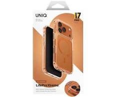 UNIQ LifePro Xtreme Dėklas Apple iPhone 17 Pro Magclick Charging Oranžinis