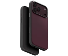 Dėklas UNIQ Lyden DS, skirtas iPhone 18 Pro Max / 17 Pro Max, Magclick įkrovimas, bordo spalvos