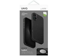 UNIQ Lyden dėklas Apple iPhone 16 Plus 6.7″ Magclick Charging juodos spalvos Dallas juodos spalvos