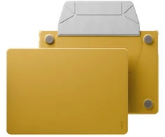 Dėklas UNIQ Lyden Versa, skirtas MacBook Air 13″ M2 2022 / M3 2024 / M4 2025 / M5 2026, geltonas