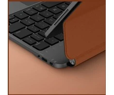Dėklas UNIQ Venno Pro Magnetic Smart su klaviatūra skirtas iPad Air 11" (2024/25) | Apple Air 10.9" (2022/20) | iPad Pro 11" (2022/21) caramel