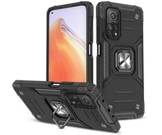 Wozinsky Ring Armor dėklas skirtas Mi Poco M4 Pro 5G / Redmi Note 11 5G (Kinija) / Redmi Note 11T 5G / Redmi Note 11S 5G, juodas