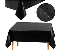 Decorative foil tablecloth juodas Ruhhy 26569