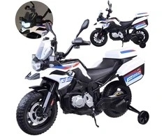 Jokomisiada Didelis BMW F850 GS elektrinis variklis su PA0324 akumuliatoriumi vaikams