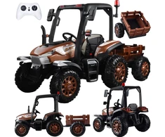 Jokomisiada Didelis traktorius su 4x4 priekaba + kontrolinė lemputė PA0266