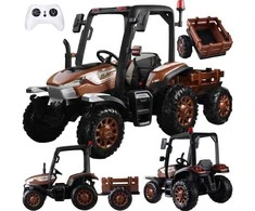 Jokomisiada Didelis traktorius su 4x4 priekaba + kontrolinė lemputė PA0266