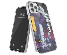 Diesel skaidrus Dėklas Mad Dog Jones AOPApple iPhone 12 12 Pro multikolor colorful 44324