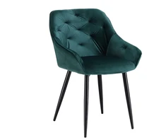 Dining room chair Halmar K487. dark žalias