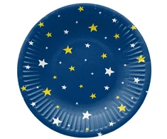 Vienkartinės lėkštės PAW Space, Ø 18 cm, 8 vnt.