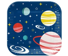Vienkartinės lėkštės PAW Space, 23 cm, 8 vnt.