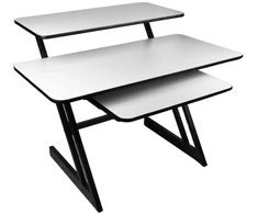 DNA Professional SD3 - Study desk with keyboard shelf, 91.4 cm (juodas and pilkas)