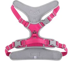 Oem Dog harness OXFORD B dydis S pink pilkas
