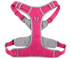 Oem Dog harness OXFORD B dydis S pink pilkas