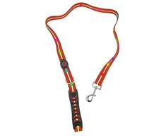 DOGGY VILLAGE Signal pavadėlis MT7120 red - LED dog pavadėlis - 1.2 m