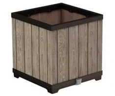 KETER 262635 garden planter ashwood