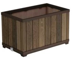 KETER 261034 garden planter walnut
