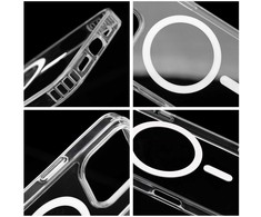 OEM dėklas, skirtas „iPhone 13 PRO“ „Drop Glue“ spalvotas žiedinis Mag dangtelis, suderinamas su „MagSafe“ baltais