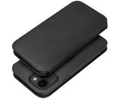 Dėklas Oem Flip case for iPhone 15 PLUS Dual Pocket Book juodas