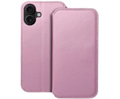 OEM atverčiamas dėklas, skirtas „iPhone 16 PLUS“ su dviem kišenėmis, šviesiai rožinis