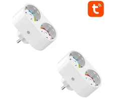 Dvigubas išmanusis kištukas „WiFi Gosund SP211“ (2 vnt. pakuotėje), 3500 W, „Tuya“