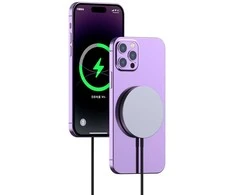 Dudao A12XS 15W MagSafe Compatible Wireless Charger - Juodas