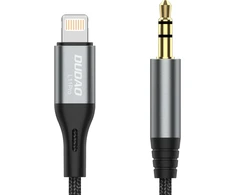 Dudao audio cable Lightning - mini jack 3.5mm 1m pilka (L11PRO)