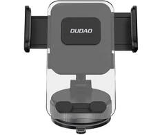 Dudao F24PLUS automobilio laikiklis su siurbtuku, skirtas prietaisų skydeliui – juodas