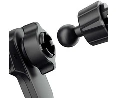 Dudao gravitacijos automobilio telefono laikiklis ventiliacijos angai juodas (F7s)