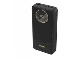 Dudao K12Pro išorinė baterija 22.5W PD 20000mAh USB-A, USB-C - Juodas