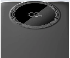 Dudao K13Pro 20000mAh Powerbank su integruotu kabeliu - juodos spalvos