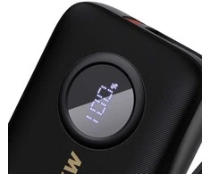 Dudao K14 10000mAh power bank su USB-C / Lightning kabeliais – juodos spalvos
