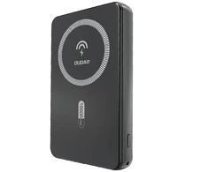 Dudao K14S Magnetic Power Bank 20W 5000mAh 1x USB-A 1x USB-C - Juodas