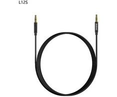 Dudao L12S AUX kabelis mini jack 3.5mm 1m 3-pole stereo – juodos spalvos