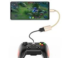 Dudao L15T OTG Adapteris USB-C – USB-A – pilkos spalvos